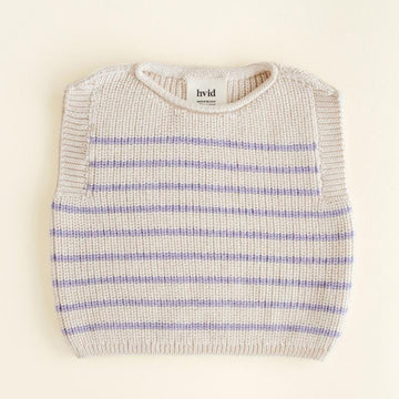 Vest Harvey - Cream / Lilac